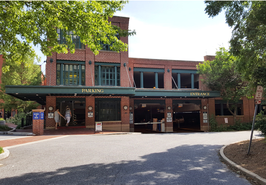 visitor center lot parking